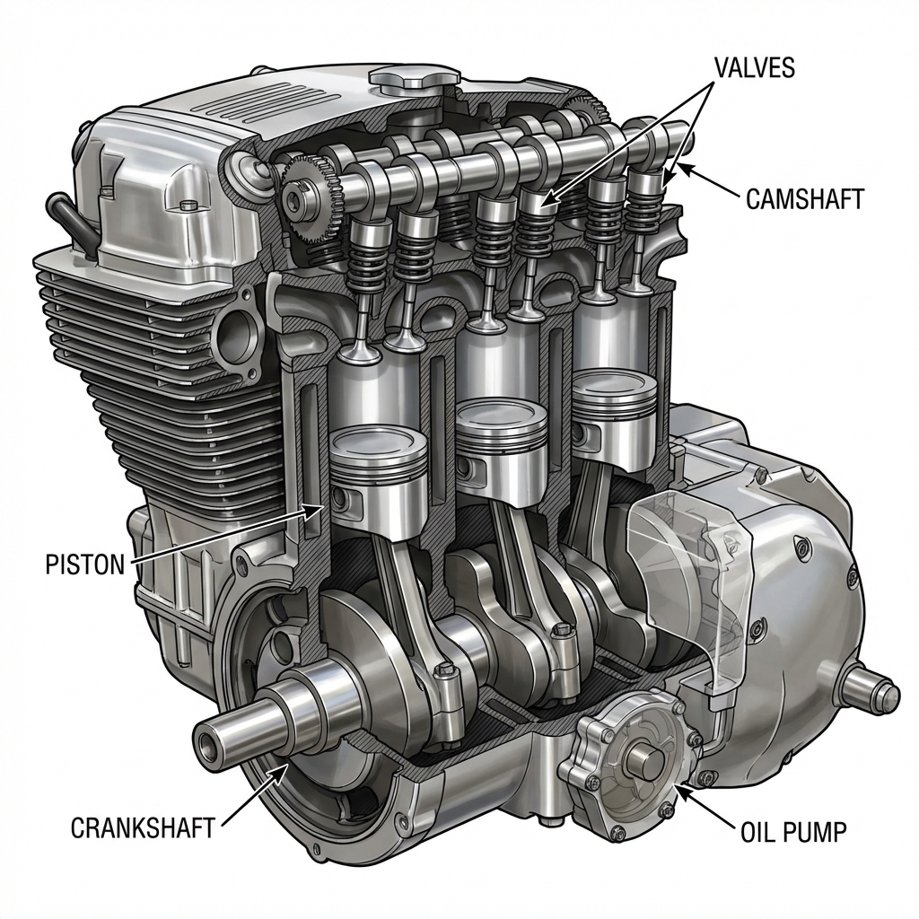 Symphony of Power: The Definitive History of the Inline-Four Motorcycle Engine